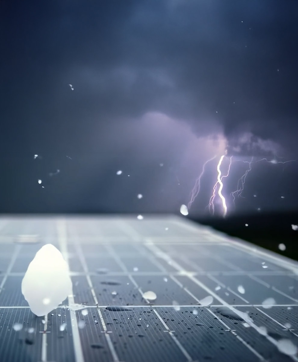 Image for Solar vs Hail: Pivoting Away from Danger